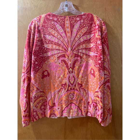 Cashmere Sweater Pink Orange #Talbot #vintage - Picture 6 of 10